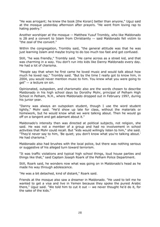 My Imprisonment - Daniel Maldonado