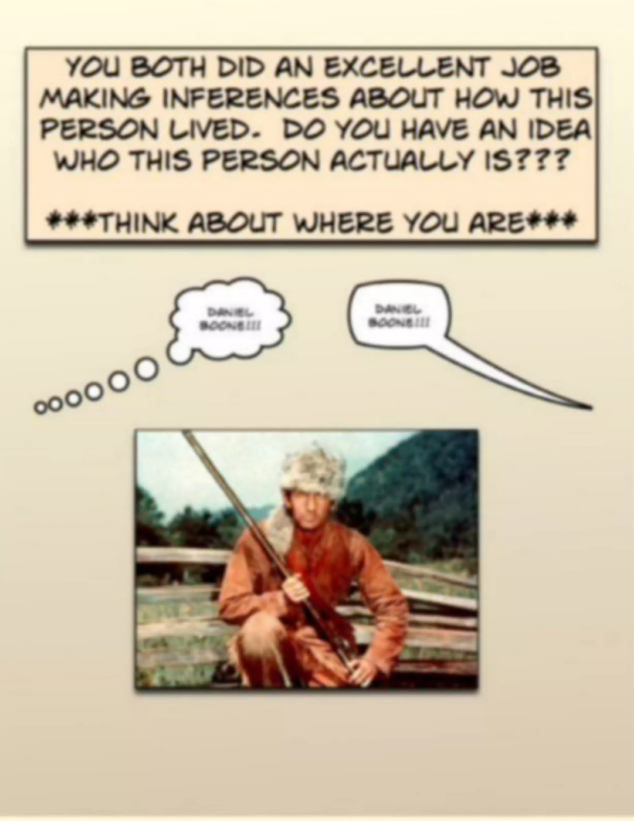 Daniel boone comic