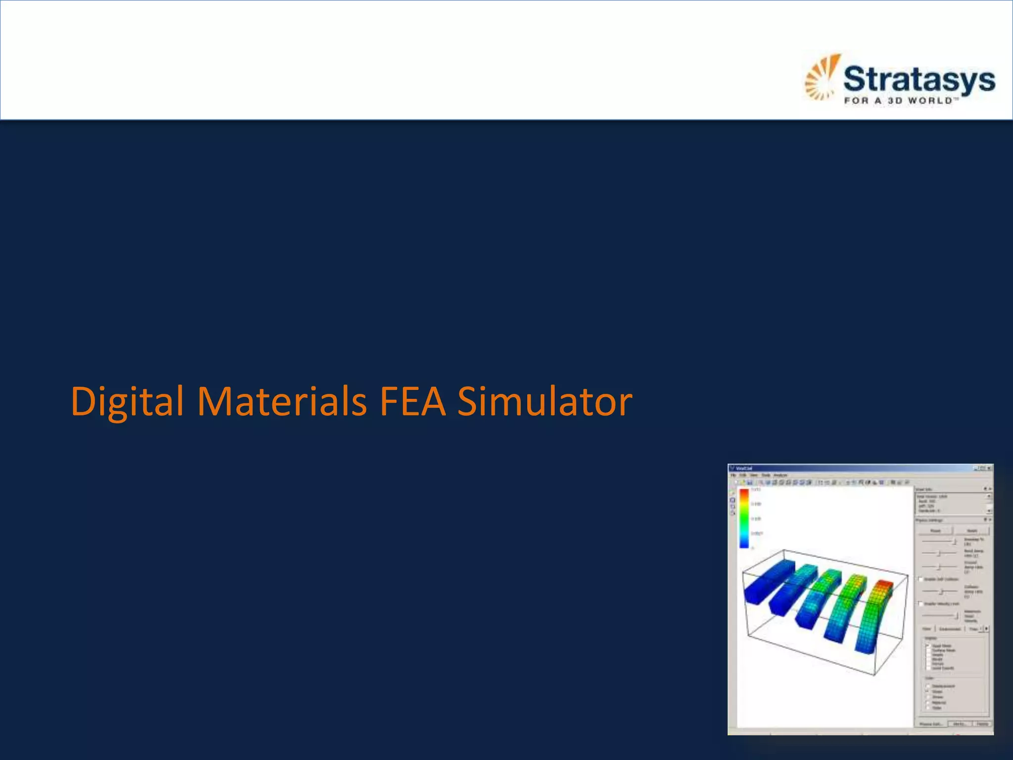 Digital Materials FEA Simulator
 