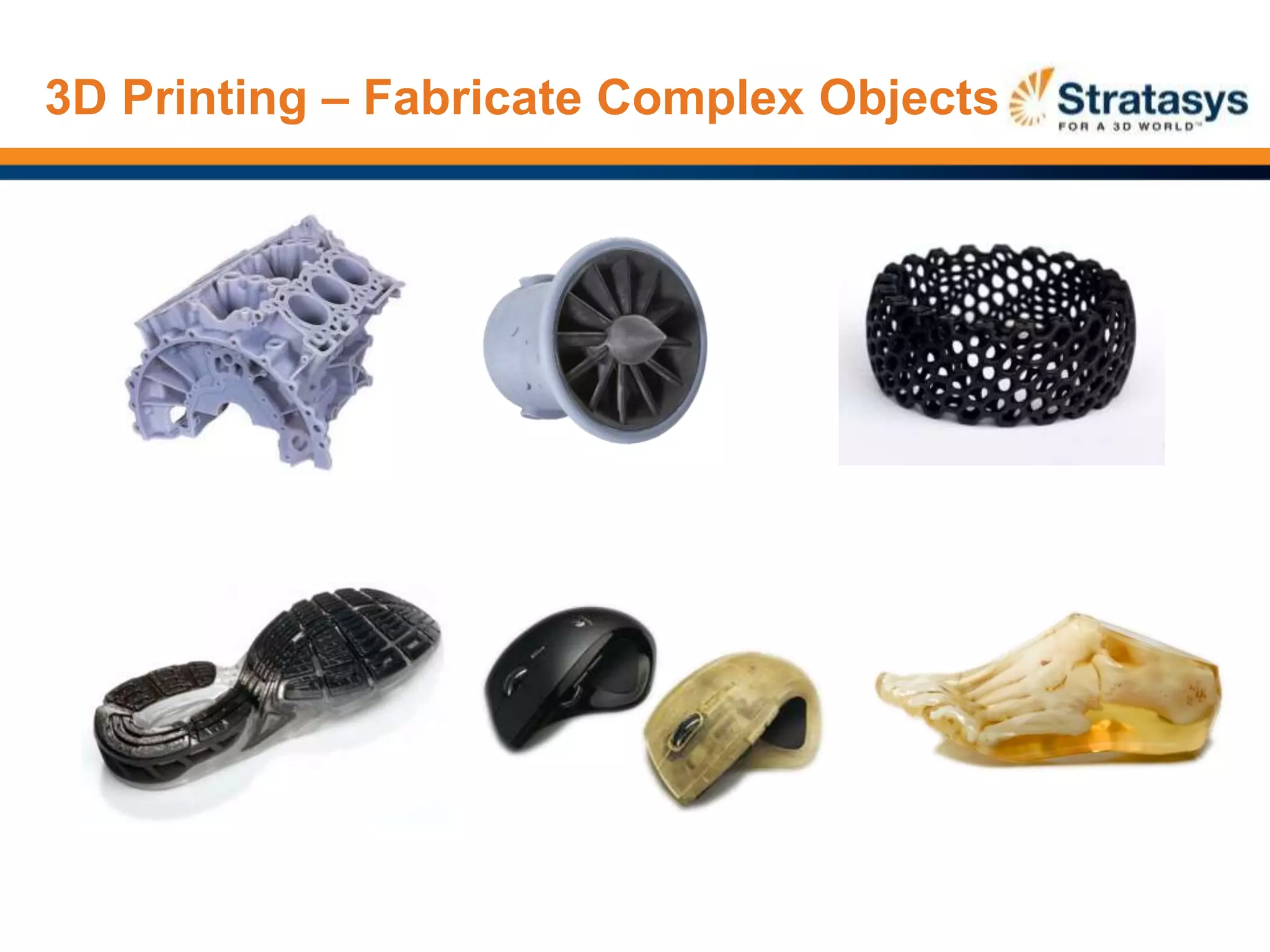3D Printing – Fabricate Complex Objects
 
