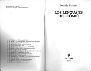 Daniele  barbieri los lenguajes del comic rp pdf
