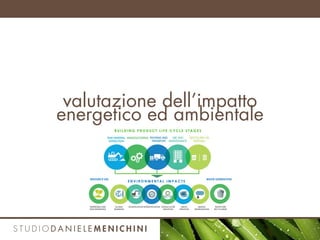 valutazione dell’impatto
energetico ed ambientale
 