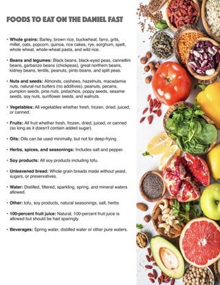 Daniel Fast | PDF