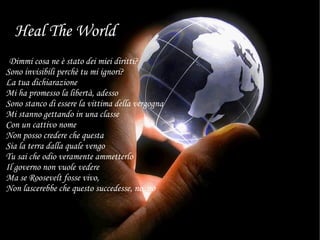 Heal The World ,[object Object]