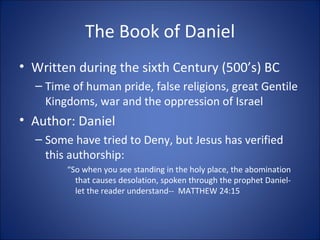 Daniel introduction | PPT