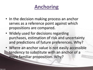Anchor Approach Daniel kanheman Thinking Fast and Slow | PPTX