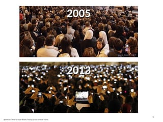 10
@dnlkntt | How to Scale Mobile Testing across several Teams
 