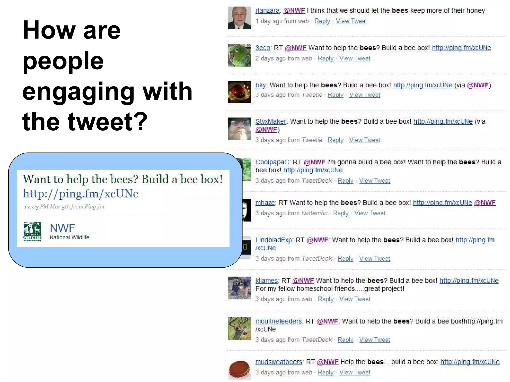 How are people engaging with the tweet?