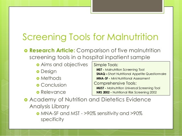 Nutrition Focused Physical Assessment