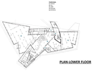 PLAN-LOWER FLOOR
 