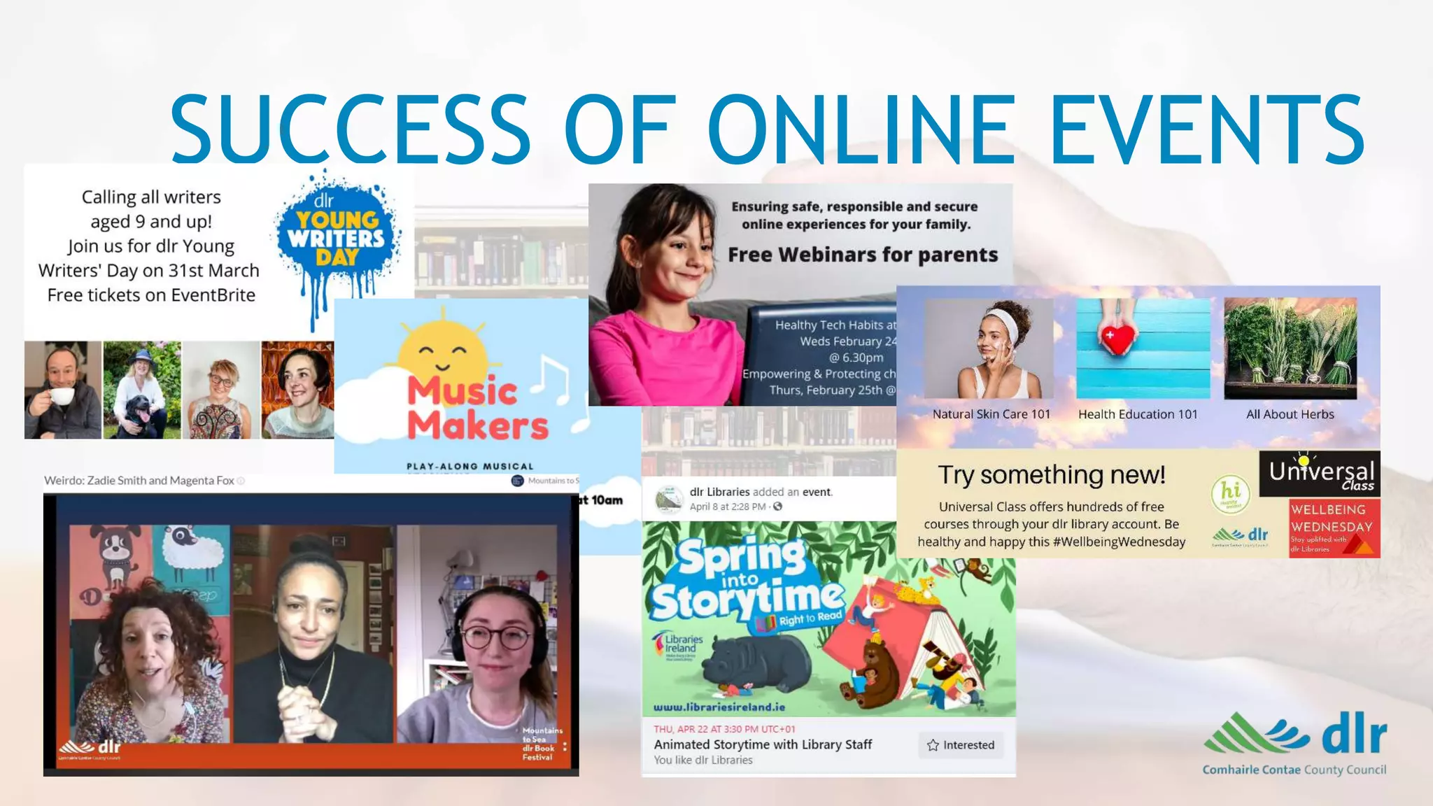 SUCCESS OF ONLINE EVENTS
 