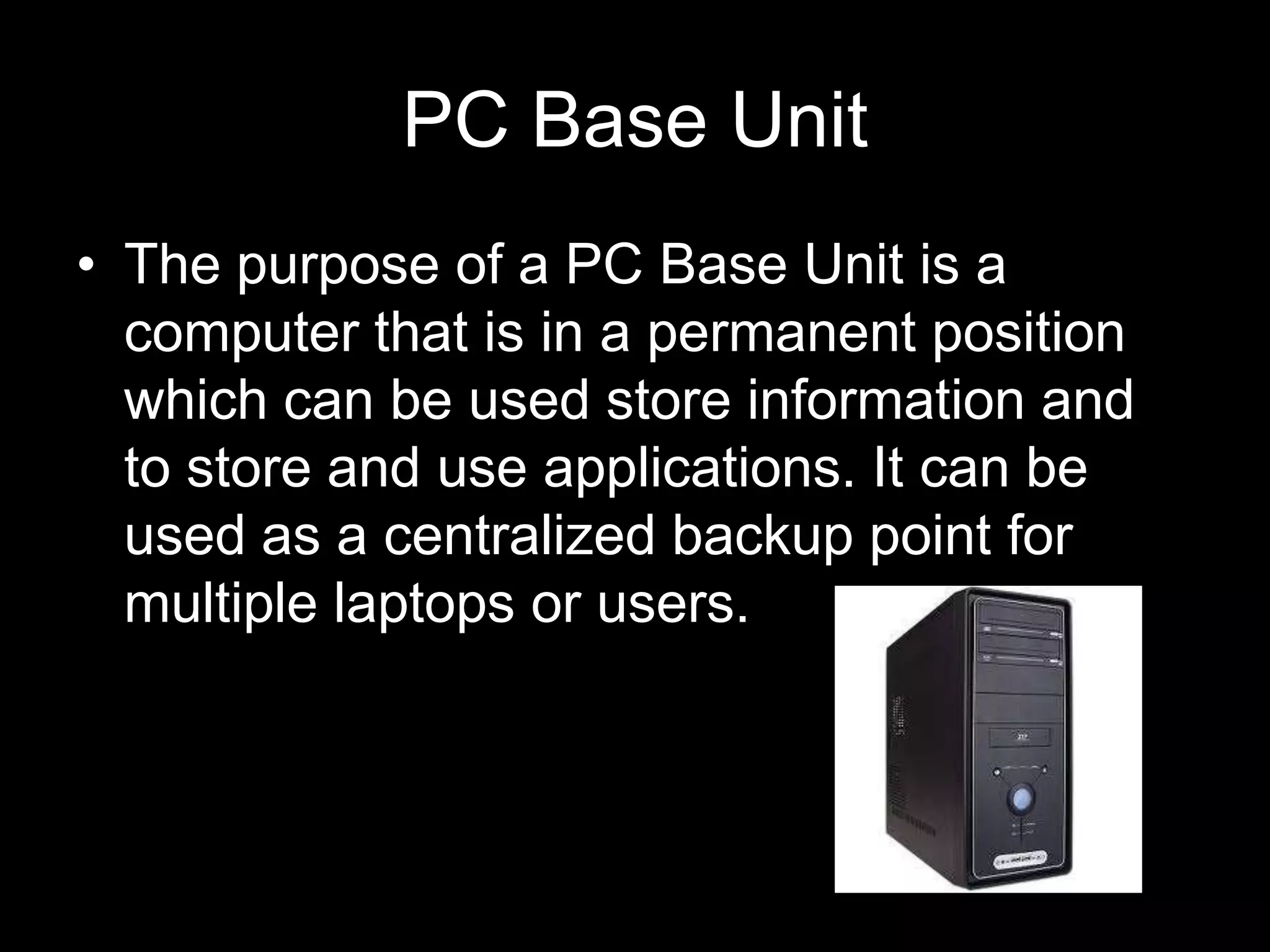 Non-technical presentation of Basic Computer Systems | PPTX | Laptops ...