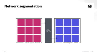 © 2019 HashiCorp 26
Network segmentation
 