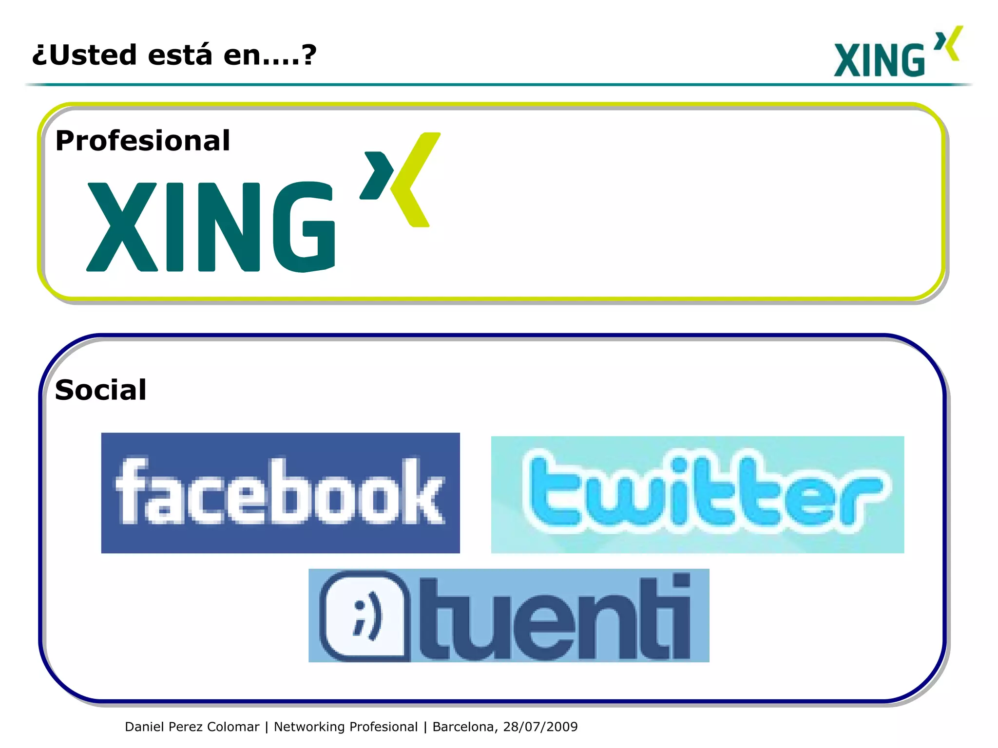 Profesional Social ¿Usted está en….? 