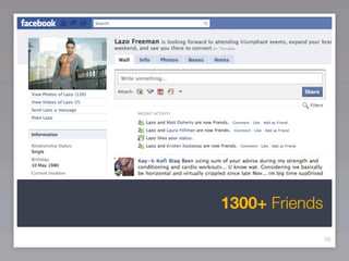 1300+ Friends

                56
 