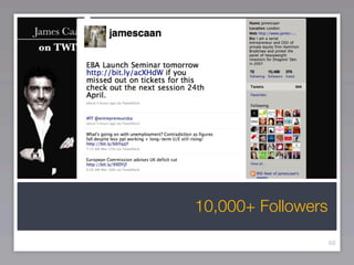 10,000+ Followers

                    66
 