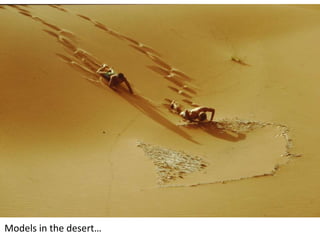 Models in the desert…
 