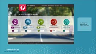 UX design for
Australia Post
online application.
 