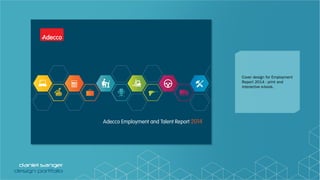 Cover design for Employment
Report 2014 - print and
interactive e-book.
 