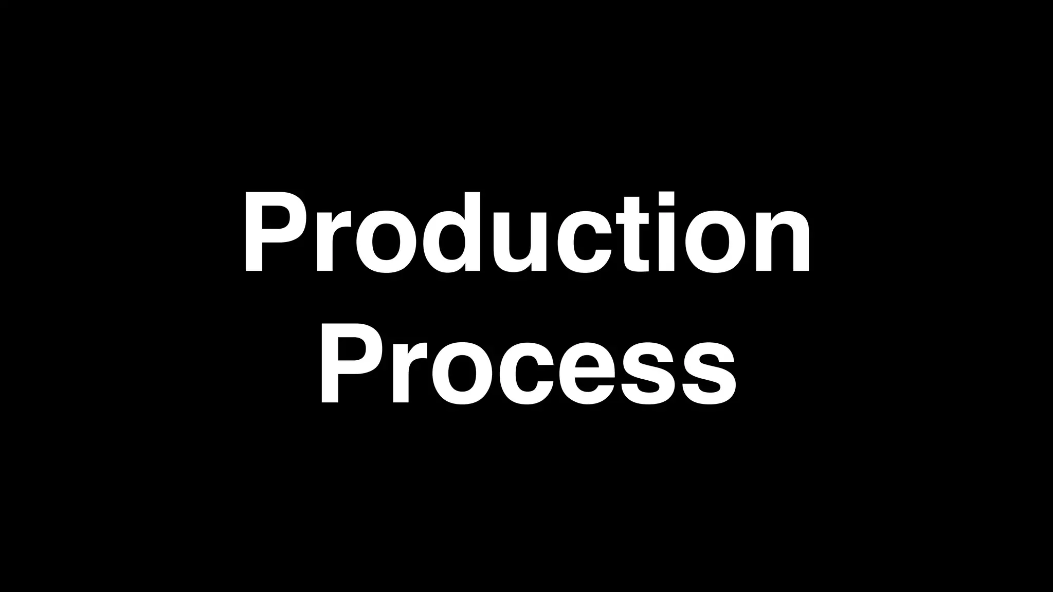 Production
Process