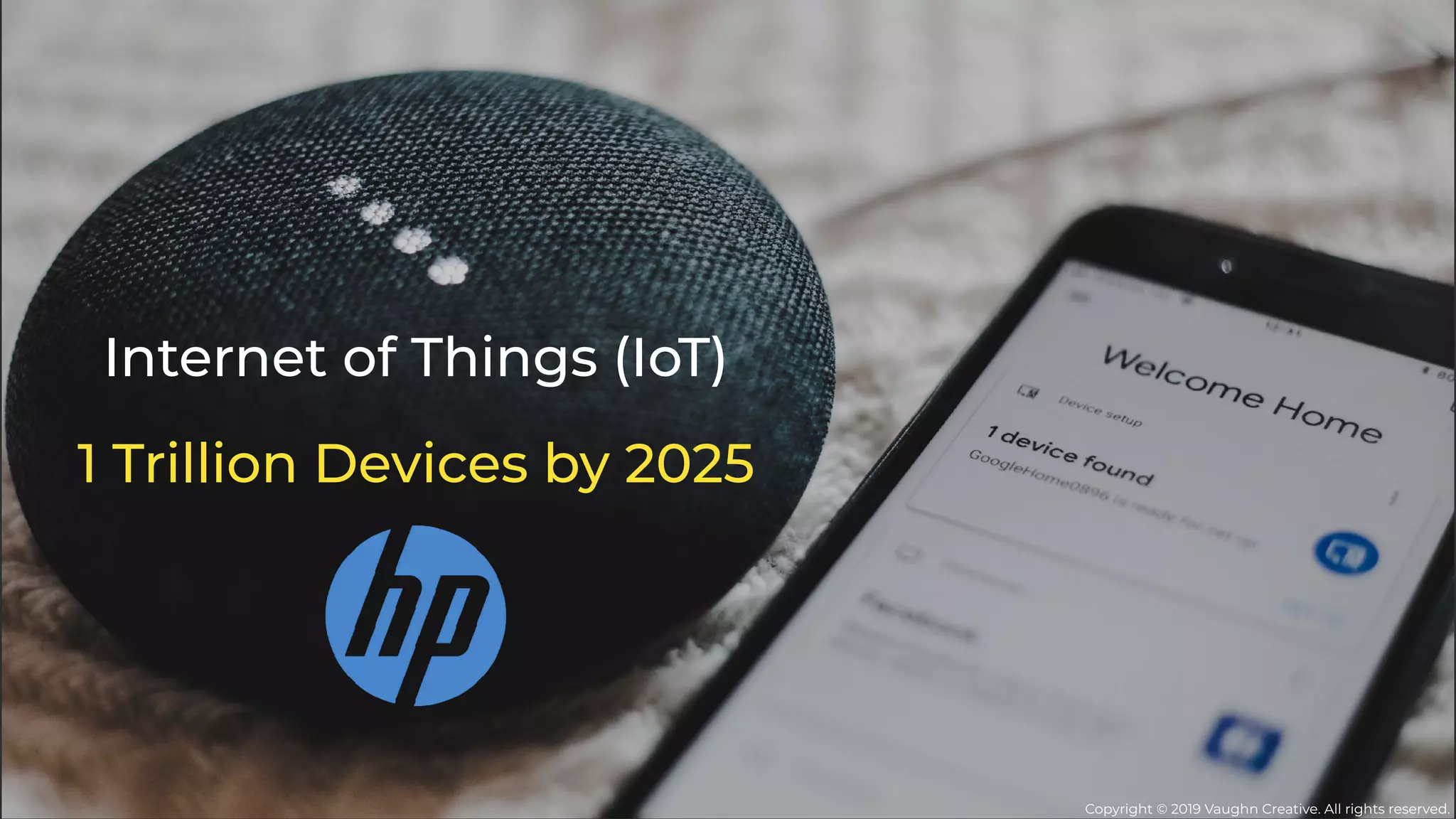 Copyright © 2019 Vaughn Creative. All rights reserved.
Internet of Things (IoT)
1 Trillion Devices by 2025
 