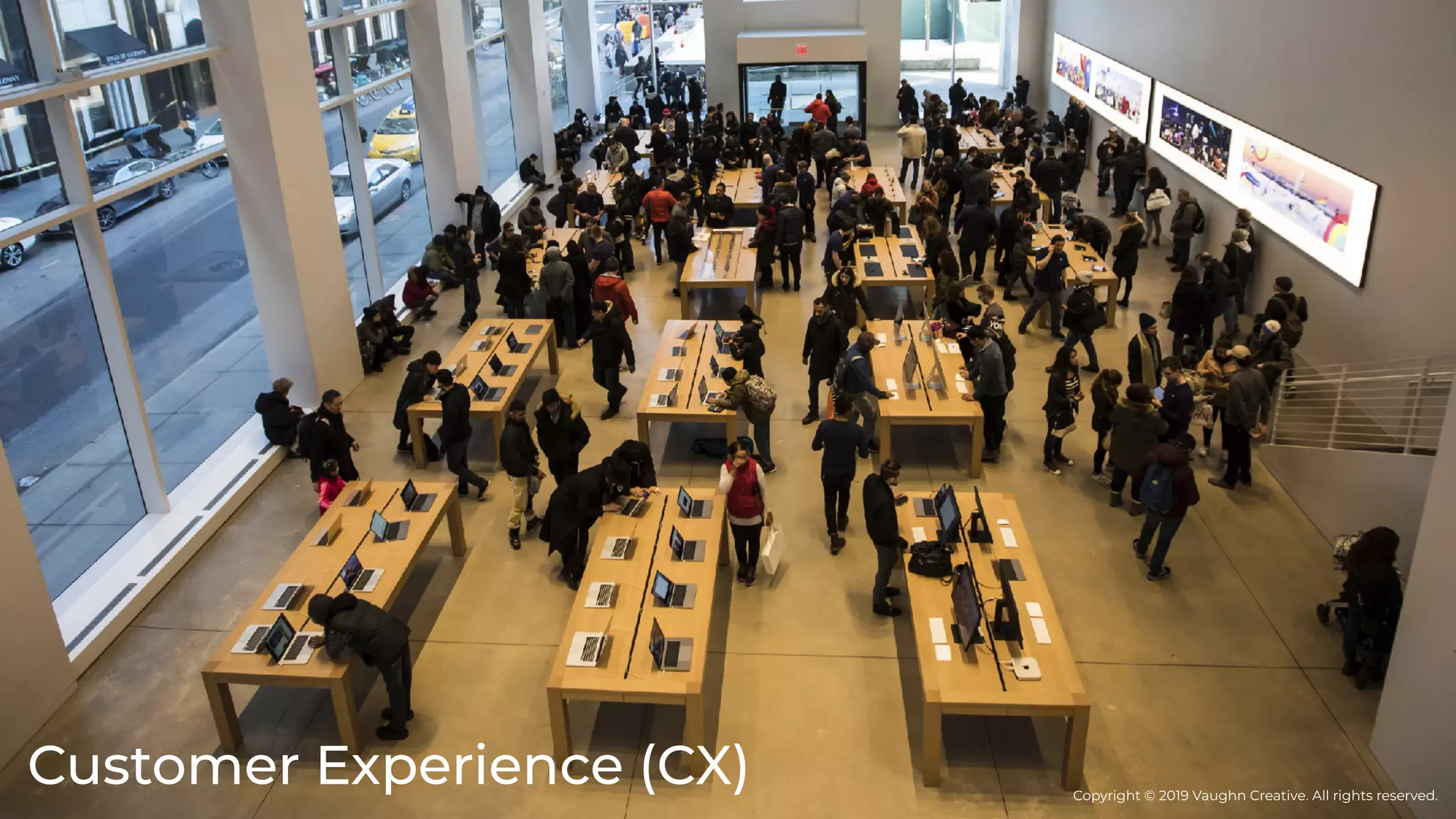 Customer Experience (CX) Copyright © 2019 Vaughn Creative. All rights reserved.
 