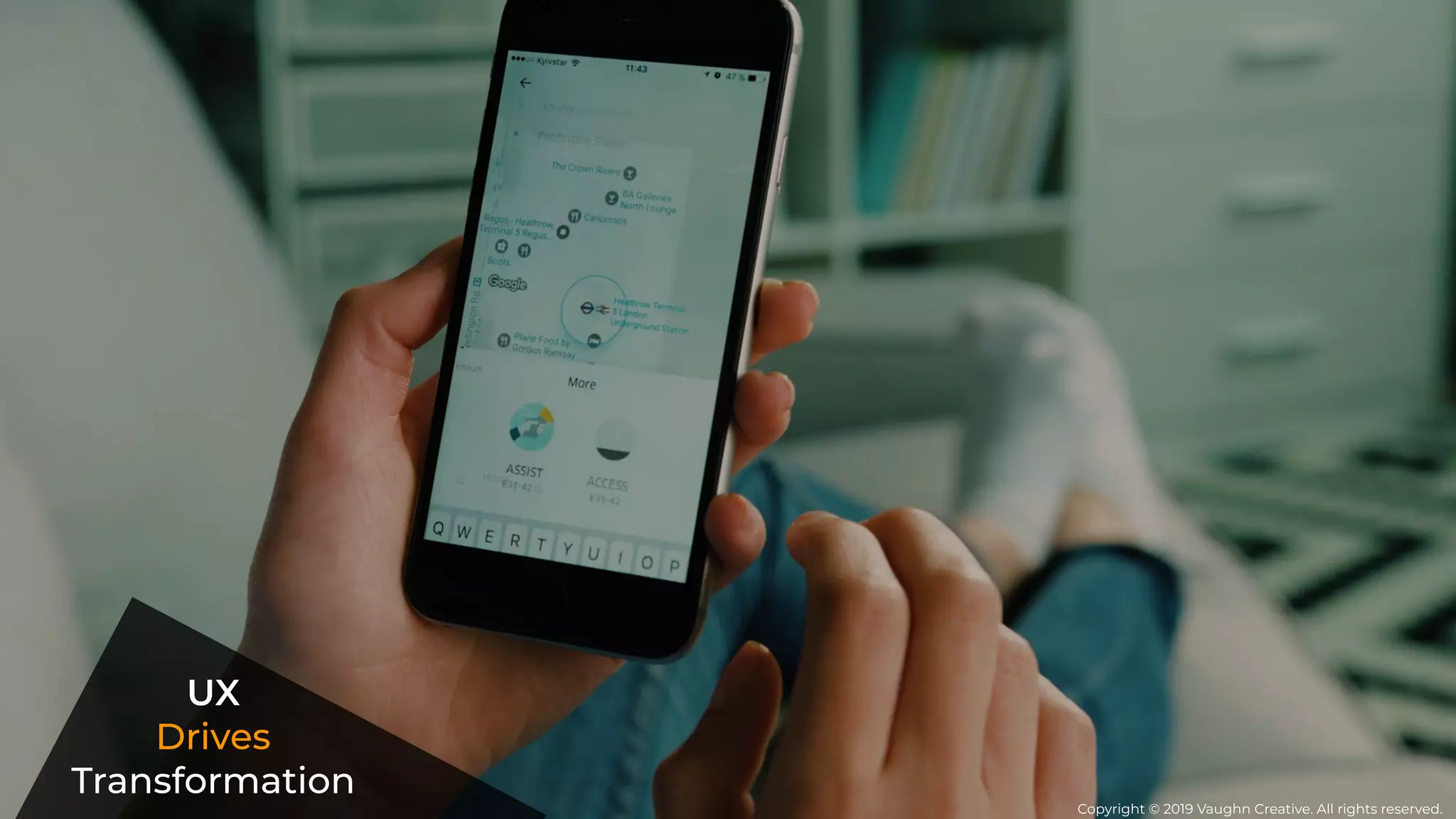 UX
Drives
Transformation
Copyright © 2019 Vaughn Creative. All rights reserved.
 