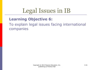 03 The Political and Legal Environments Facing Business | PPT
