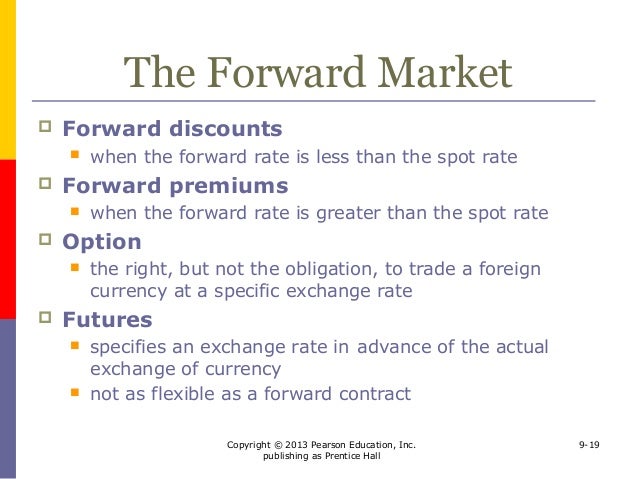 Major foreign exchange markets