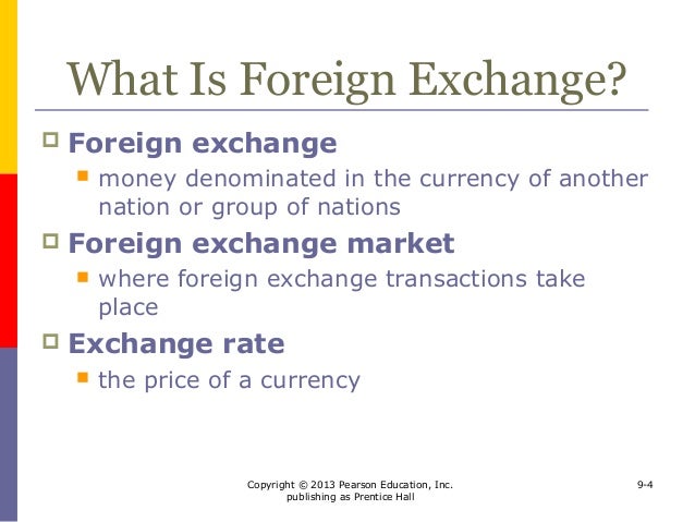 Major foreign exchange markets