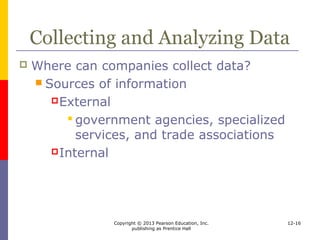 Copyright © 2013 Pearson Education, Inc.
publishing as Prentice Hall
12-16
Country Comparison Tools
Learning Objective 5:
To understand some simplifying tools for
helping decide where to operate
 