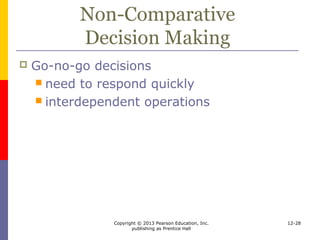 Copyright © 2013 Pearson Education, Inc.
publishing as Prentice Hall
12-28
Will Prime Locations Change?
 Future growth rates will have implications
for locations of markets and labor forces
 Technological innovation allows for new
trends in urbanization as more people are
able to work from locations of their
choosing
 