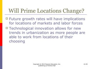 Copyright © 2013 Pearson Education, Inc.
publishing as Prentice Hall
12-29
All rights reserved. No part of this publication may be reproduced, stored in
a retrieval system, or transmitted, in any form or by any means, electronic,
mechanical, photocopying, recording, or otherwise, without the prior
written permission of the publisher. Printed in the United States of America.
 