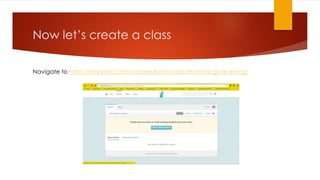 Now let’s create a class
Navigate to https://storybird.com/classes/kent-state/technology-learning/
 