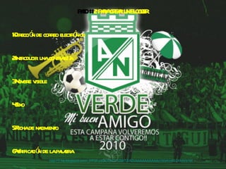 PASO #  2 PARA CREAR UN BLOGGER 1-Dirección de correo electrónico  2-Introducir una contraseña  3-Nombre visible  4-Sexo  5-Fecha de nacimiento  6-Verificación de la palabra  http://2.bp.blogspot.com/_PPSf-ydOCfU/TO1DWTZdlZI/AAAAAAAAAAo/WeKm8S24XAI/s1600/lds2010.jpg 