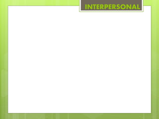 INTERPERSONAL 
 