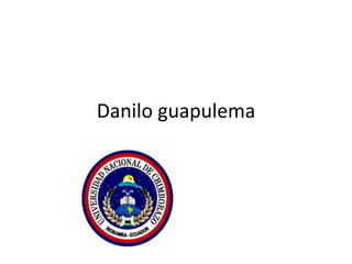 Danilo guapulema 
