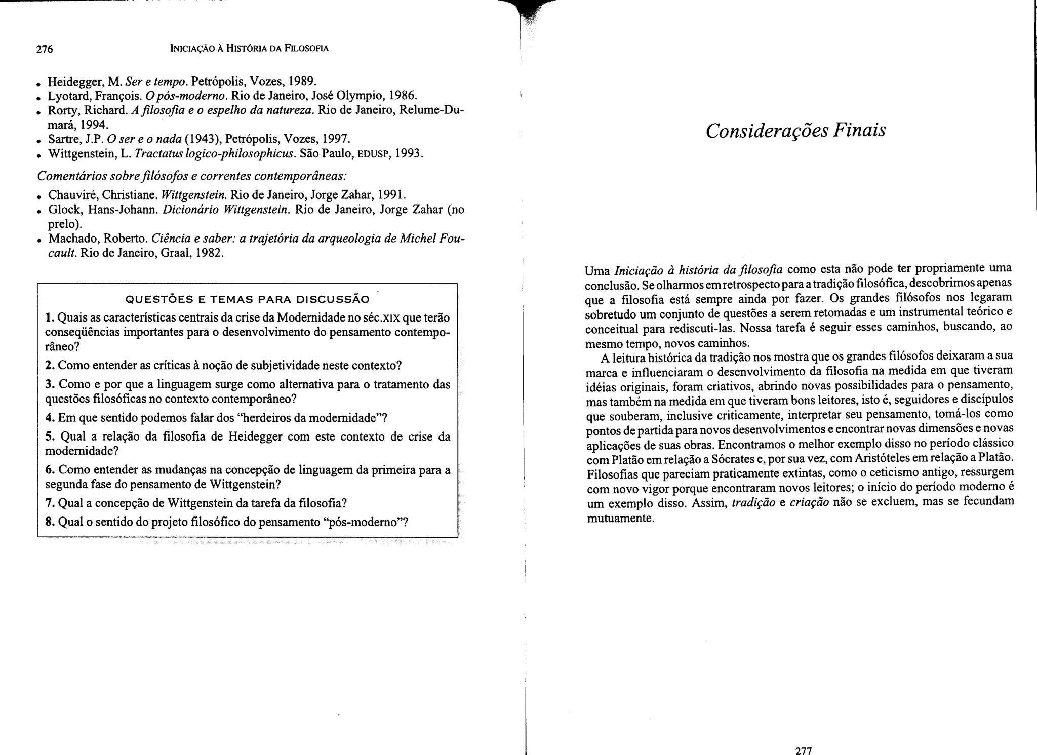 Danilo marcondes iniciação a história da filosofia