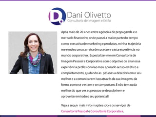 Dani Olivetto Consultoria de Imagem e Estilo