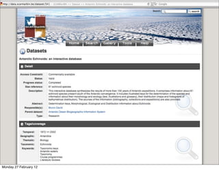 Monday 27 February 12
 