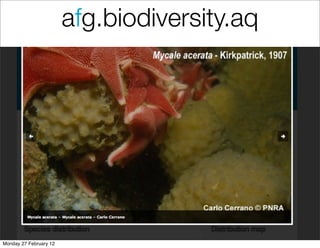 afg.biodiversity.aq




Monday 27 February 12
 