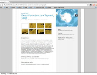 Monday 27 February 12
 