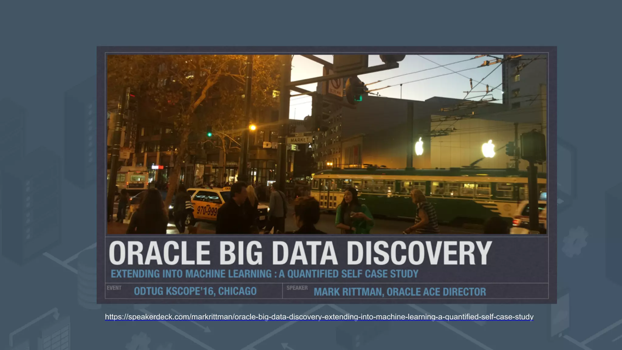 See an example in action: https://speakerdeck.com/markrittman/oracle-big-data-discovery-extending-into-machine-learning-a-quantified-self-case-study 