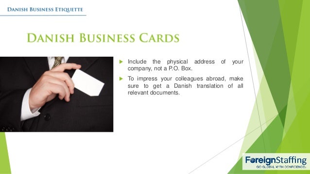 Danish Business Etiquette