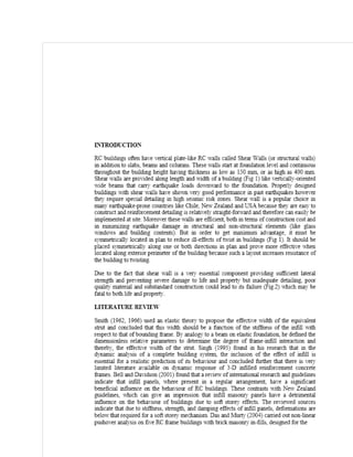 SEISMIC PERFORMANCE OF RC BUILDINGS WITH SHEAR WALL | PDF