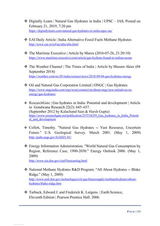 GAS HYDRATES ANd their economic potential | DOCX