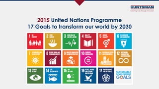 2015 United Nations Programme
17 Goals to transform our world by 2030
 