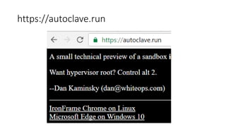 https://autoclave.run
 