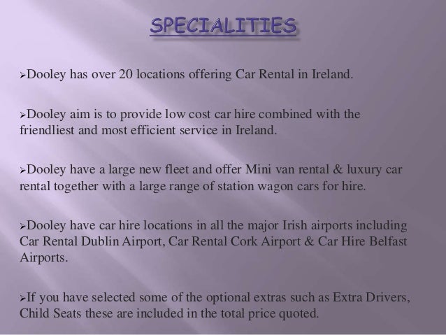 Car Hire Dun Laoghaire Ferry Port