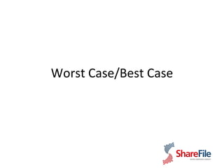 Worst Case/Best Case 